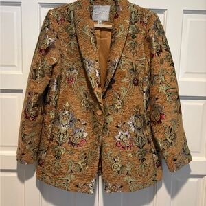 Floral Brocade Women's Jacket never worn